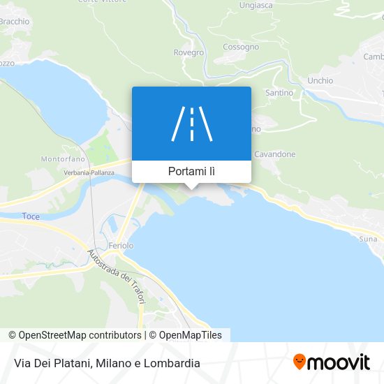 Mappa Via Dei Platani