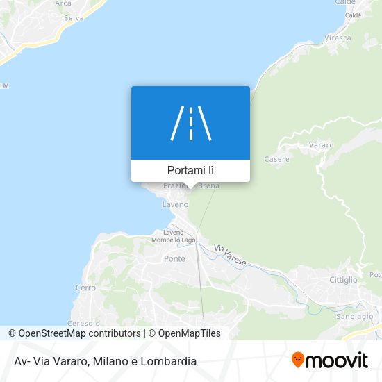 Mappa Av- Via Vararo