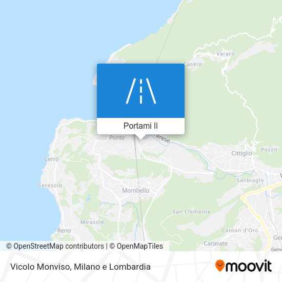 Mappa Vicolo Monviso