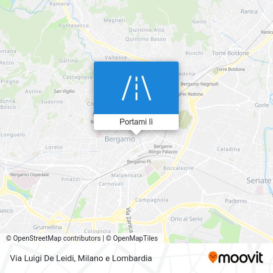 Mappa Via Luigi De Leidi