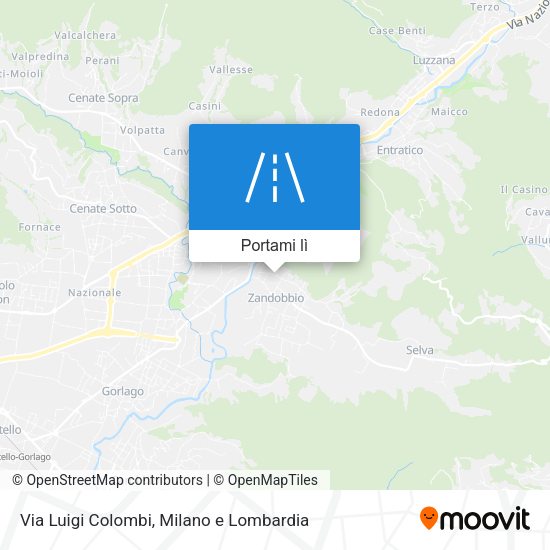 Mappa Via Luigi Colombi