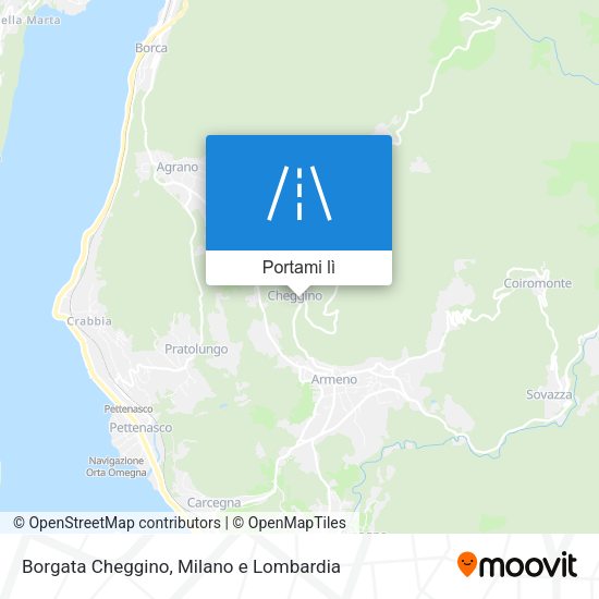 Mappa Borgata Cheggino