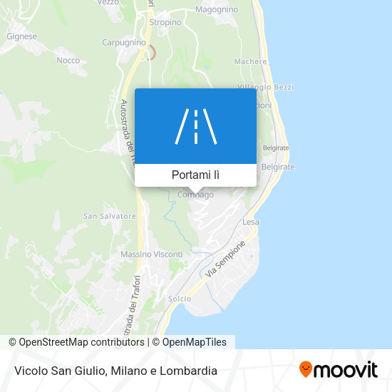 Mappa Vicolo San Giulio