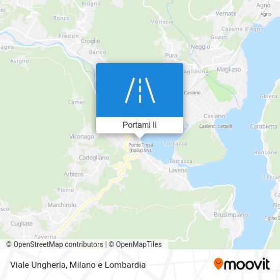 Mappa Viale Ungheria