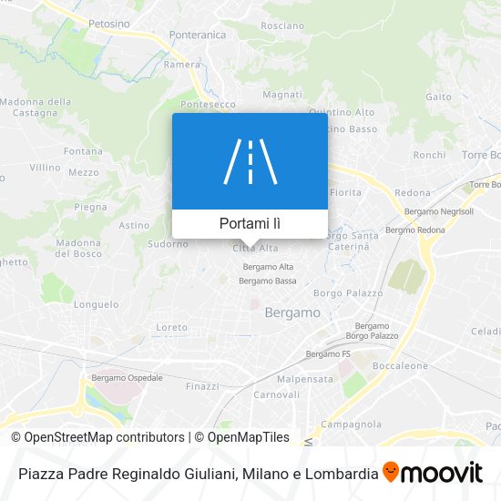 Mappa Piazza Padre Reginaldo Giuliani