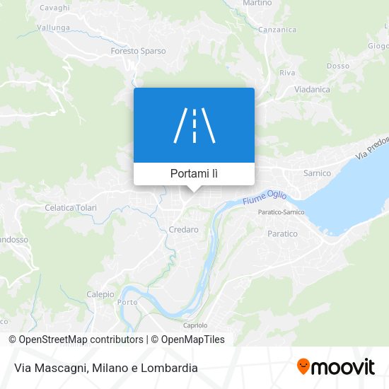 Mappa Via Mascagni