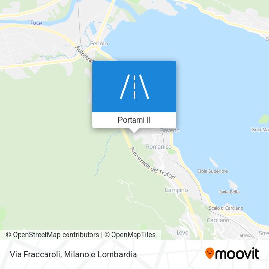 Mappa Via Fraccaroli