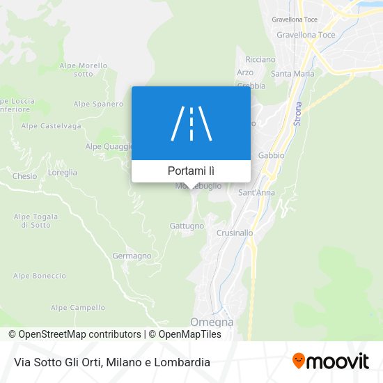 Mappa Via Sotto Gli Orti
