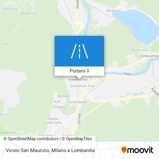 Mappa Vicolo San Maurizio