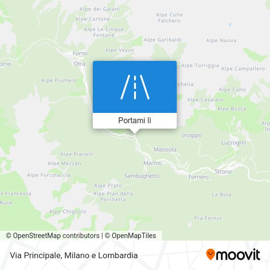 Mappa Via Principale