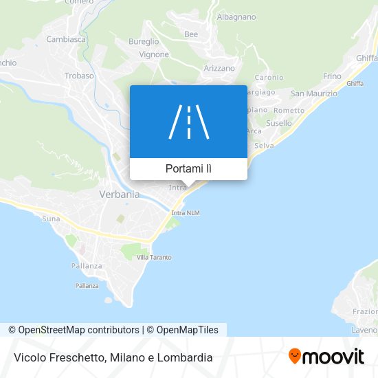 Mappa Vicolo Freschetto
