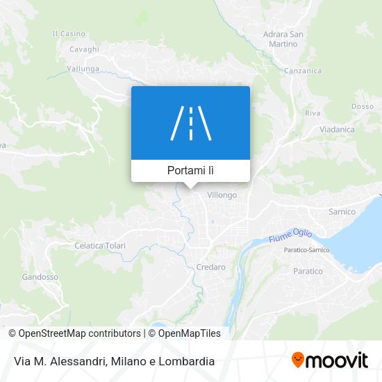Mappa Via M. Alessandri