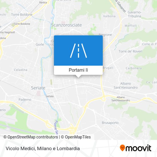 Mappa Vicolo Medici