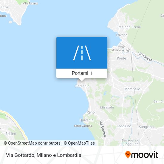 Mappa Via Gottardo