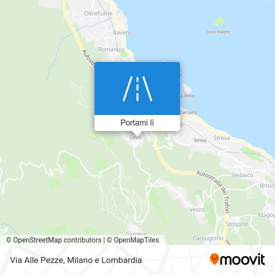 Mappa Via Alle Pezze