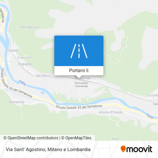 Mappa Via Sant' Agostino