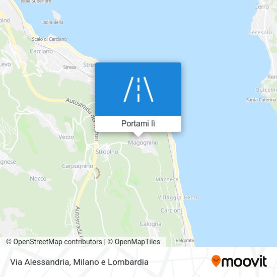 Mappa Via Alessandria