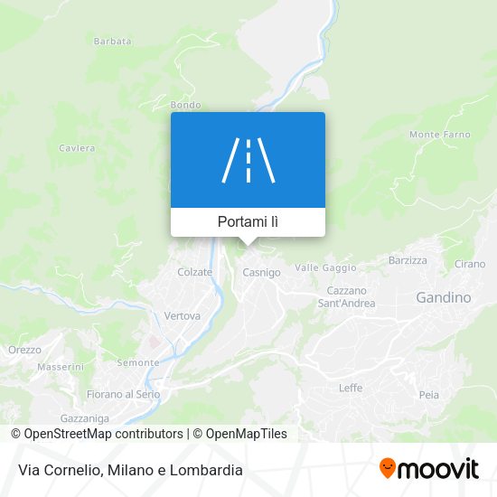 Mappa Via Cornelio