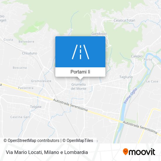 Mappa Via Mario Locati