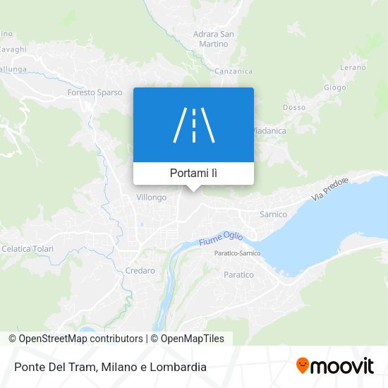 Mappa Ponte Del Tram
