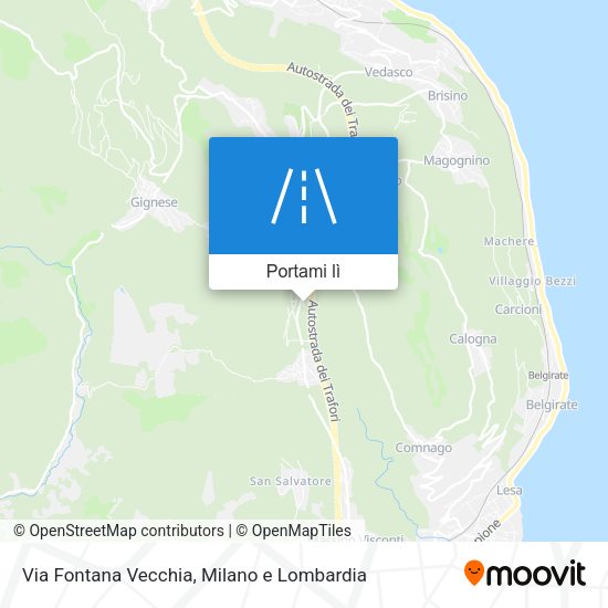 Mappa Via Fontana Vecchia