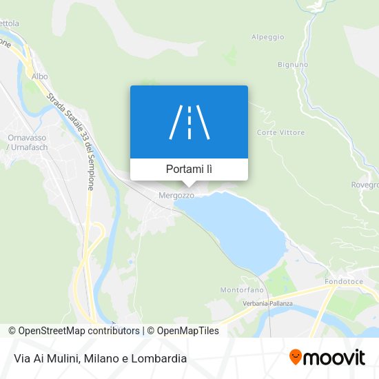 Mappa Via Ai Mulini