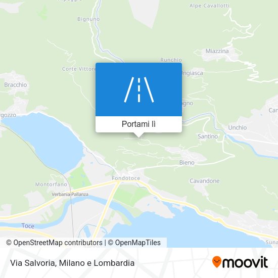 Mappa Via Salvoria