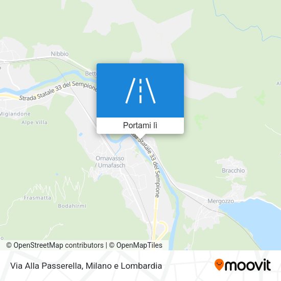 Mappa Via Alla Passerella