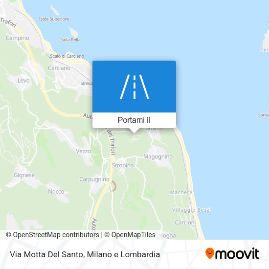 Mappa Via Motta Del Santo