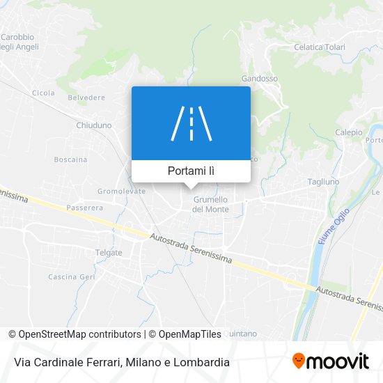 Mappa Via Cardinale Ferrari