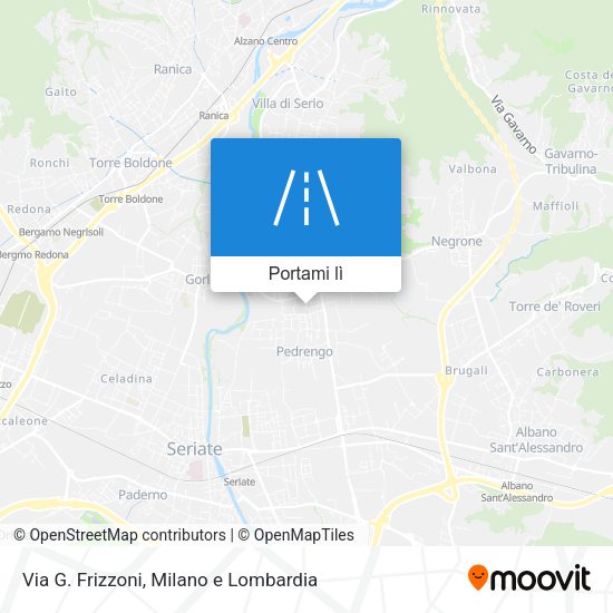 Mappa Via G. Frizzoni