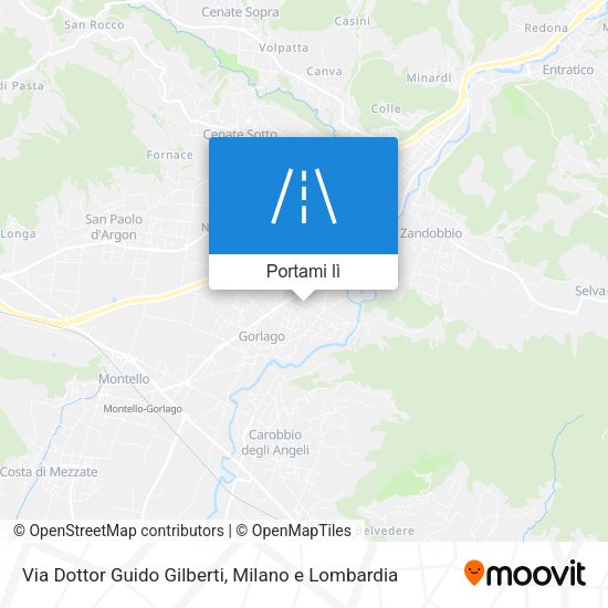 Mappa Via Dottor Guido Gilberti