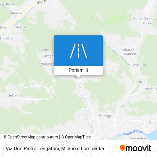 Mappa Via Don Pietro Tengattini