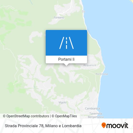 Mappa Strada Provinciale 78