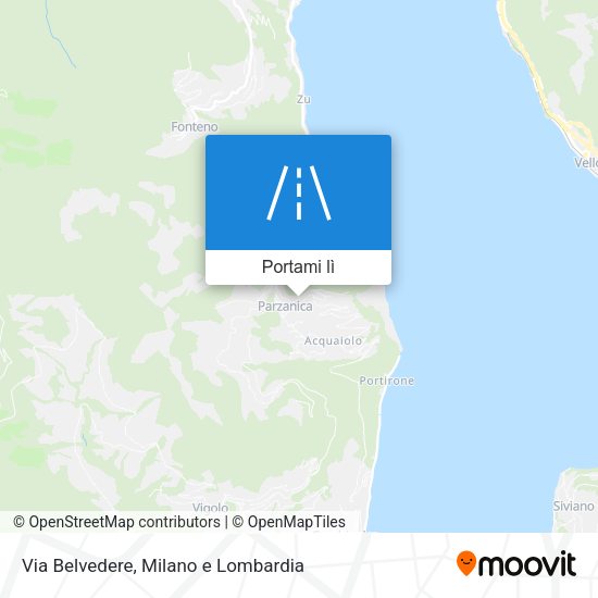 Mappa Via Belvedere