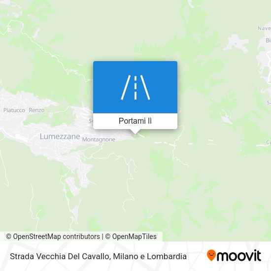 Mappa Strada Vecchia Del Cavallo