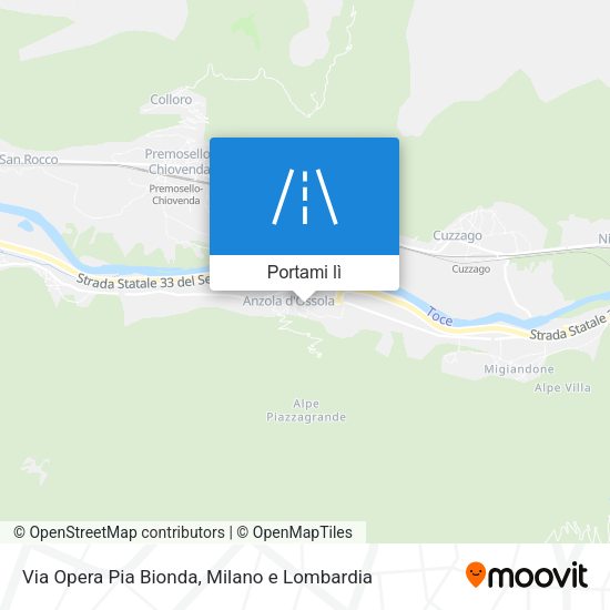 Mappa Via Opera Pia Bionda