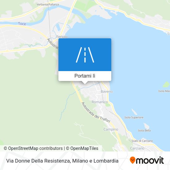 Mappa Via Donne Della Resistenza