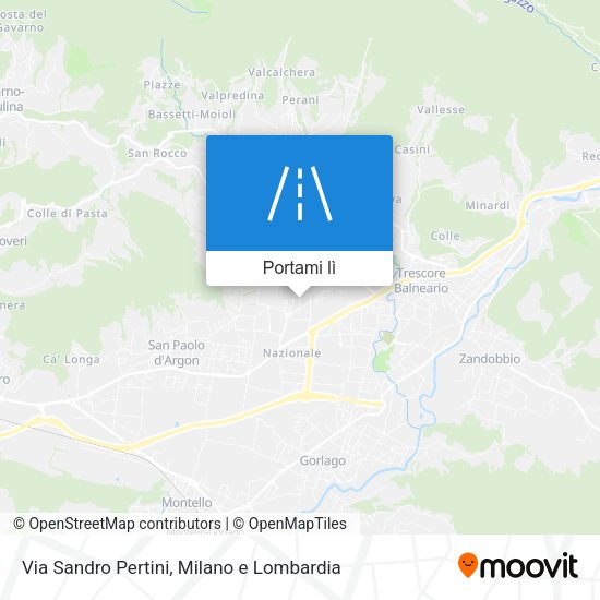 Mappa Via Sandro Pertini