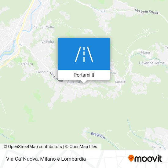 Mappa Via Ca' Nuova