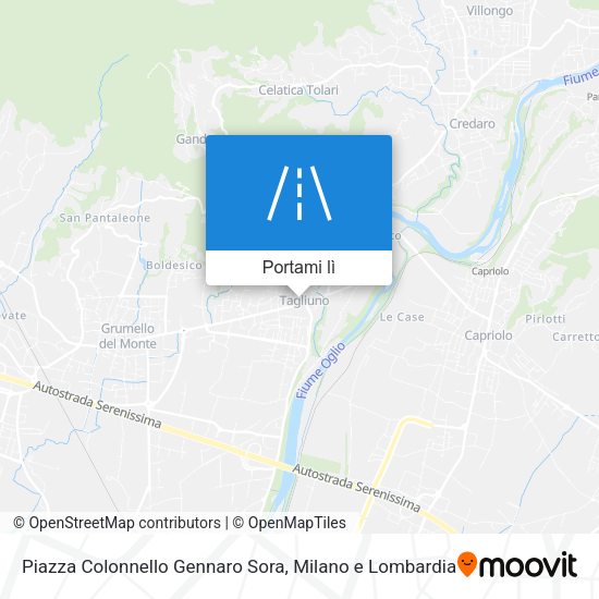Mappa Piazza Colonnello Gennaro Sora