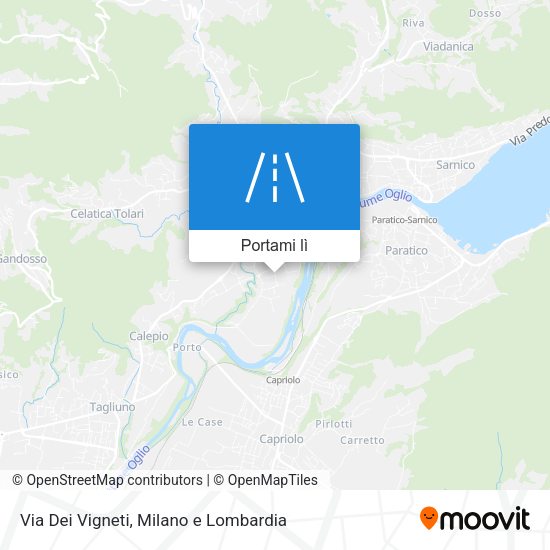 Mappa Via Dei Vigneti