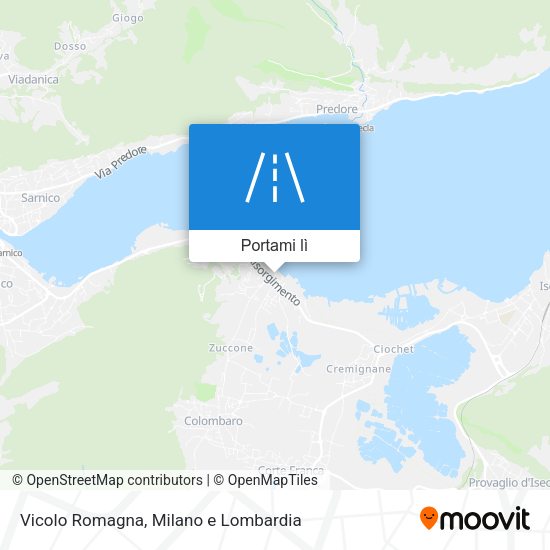 Mappa Vicolo Romagna