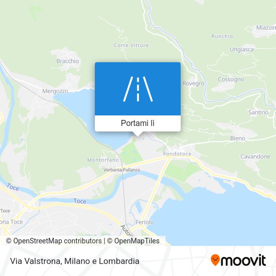 Mappa Via Valstrona