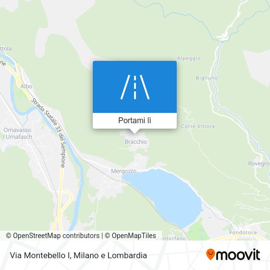 Mappa Via Montebello I