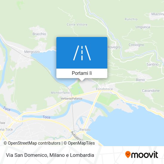 Mappa Via San Domenico