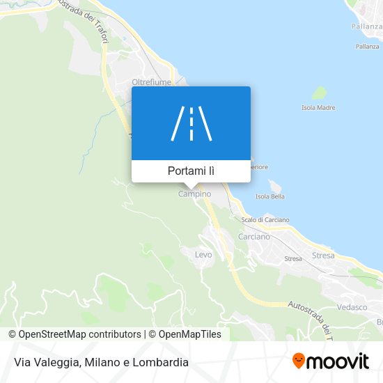 Mappa Via Valeggia