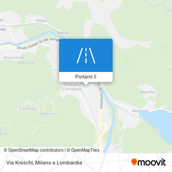 Mappa Via Kreschi