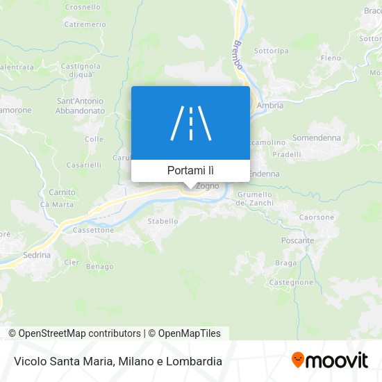Mappa Vicolo Santa Maria