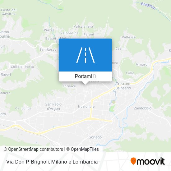 Mappa Via Don P. Brignoli
